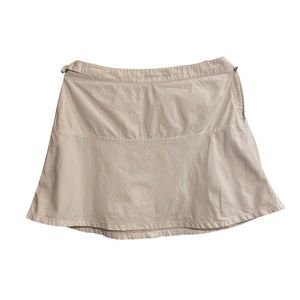 GAP White Flare Mini Skirt